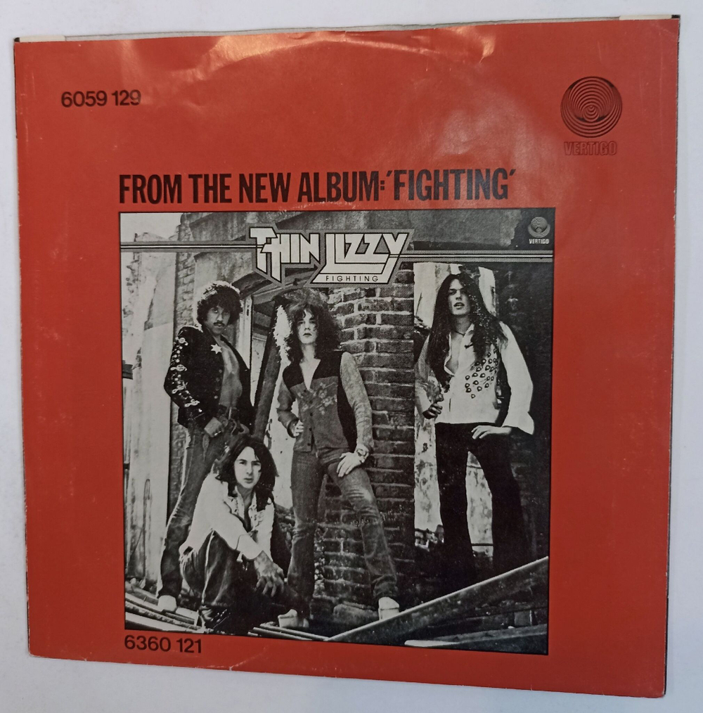 Винтажная виниловая пластинка LP Thin Lizzy Wild One 7 дюймов 45 оборотов (Holland 1975)