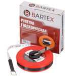 Рулетка геодезическая, 20 м, лента ПВХ, 12.5 мм, Bartex, шт