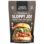 Urban Accents, Sloppy Joe на растительной основе, овощная смесь без мяса, классическое медовое барбекю, 99 г (3,5 унции)