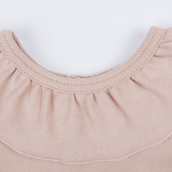 Лонгслив с рюшей 