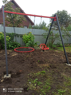 Монтаж уличных качелей Sv Sport