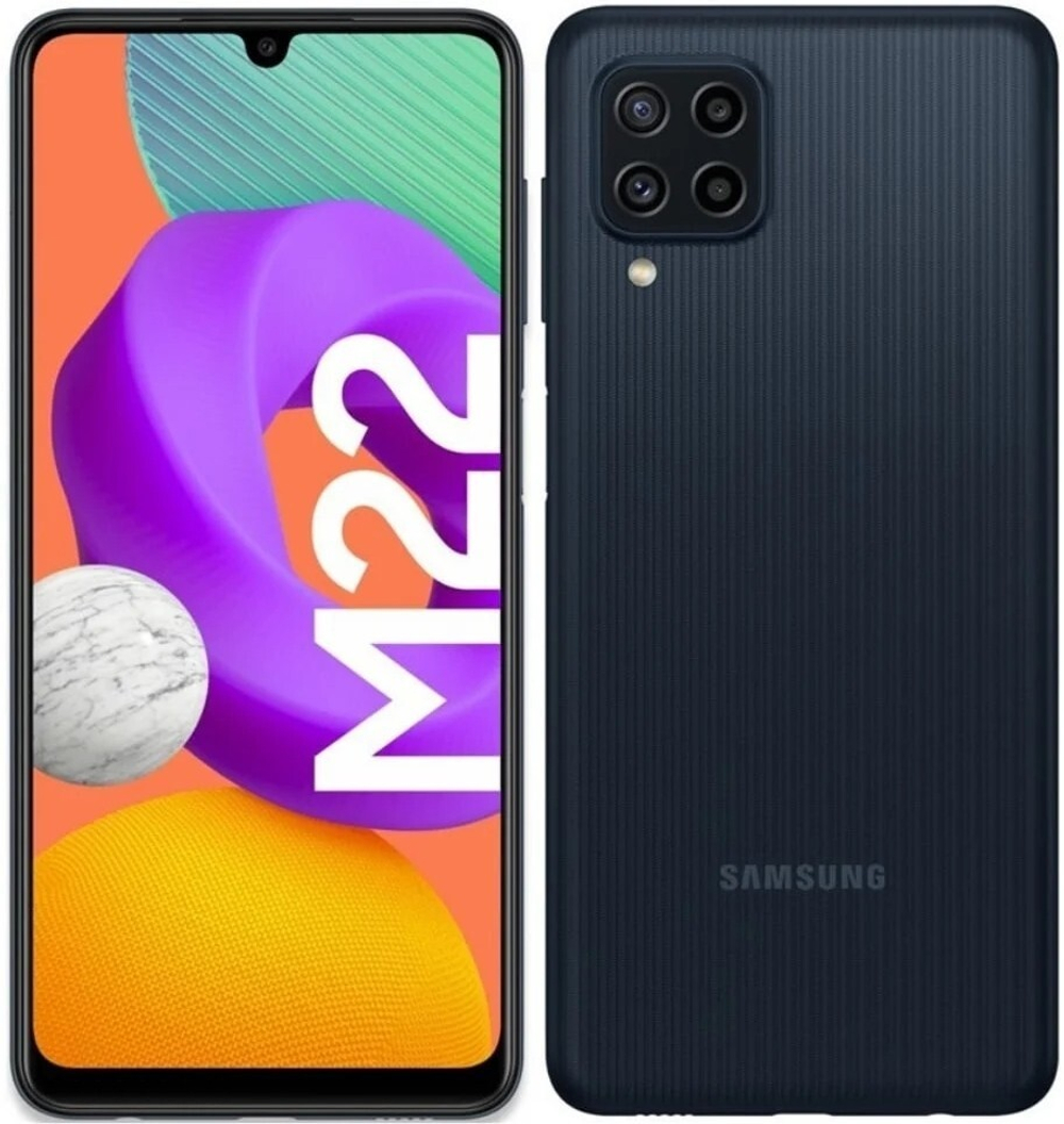 Смартфон Samsung Galaxy M22 4/128Gb Black (SM-M225FZKGSER) (4G LTE)