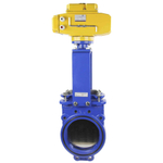 Knife Gate Valve Elephant PSI145 Class 125 NBR Wafer type, Cast Iron, Bidirectional, with Elephant-MT-200 110/220V electric actuator