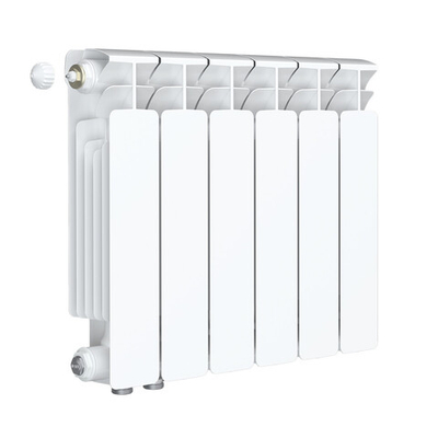 Радиатор биметаллический Rifar Base 350 Ventil 6 секций нижнее левое подключение