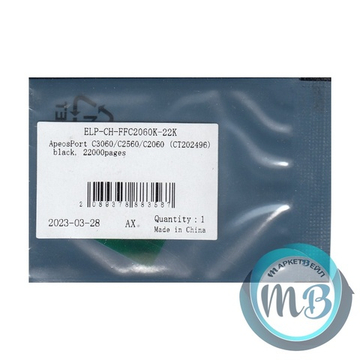 Чип для Fujifilm ApeosPort C3060/C2560/C2060 (CT202496) Black, 22K (ELP Imaging®)