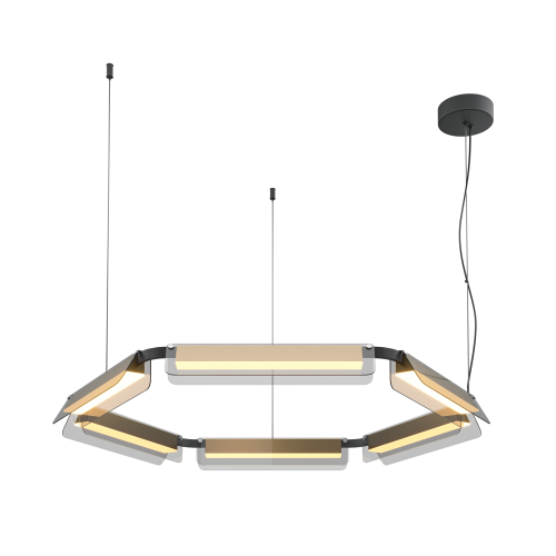 Подвесной светодиодный светильник Maytoni Flat MOD296PL-L60BS3K