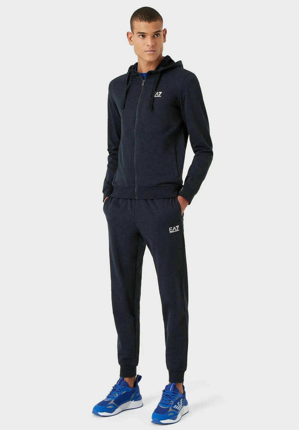 EA7 Emporio Armani TRAINCORE  - Толстовка на молнии - Синий