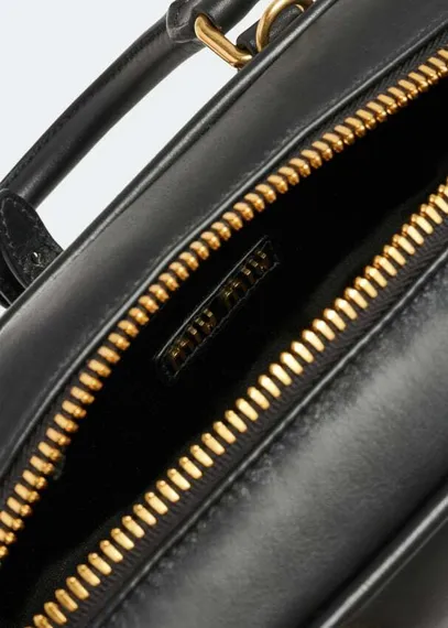 Кожаная сумка Miu Miu Arcadie черный