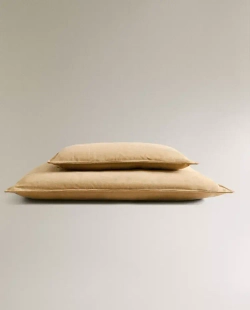 ZARA HOME КВАДРАТНАЯ ПОДУШКА ДЛЯ ДОМАШНИХ ЖИВОТНЫХ, ПЕСОЧНЫЙ