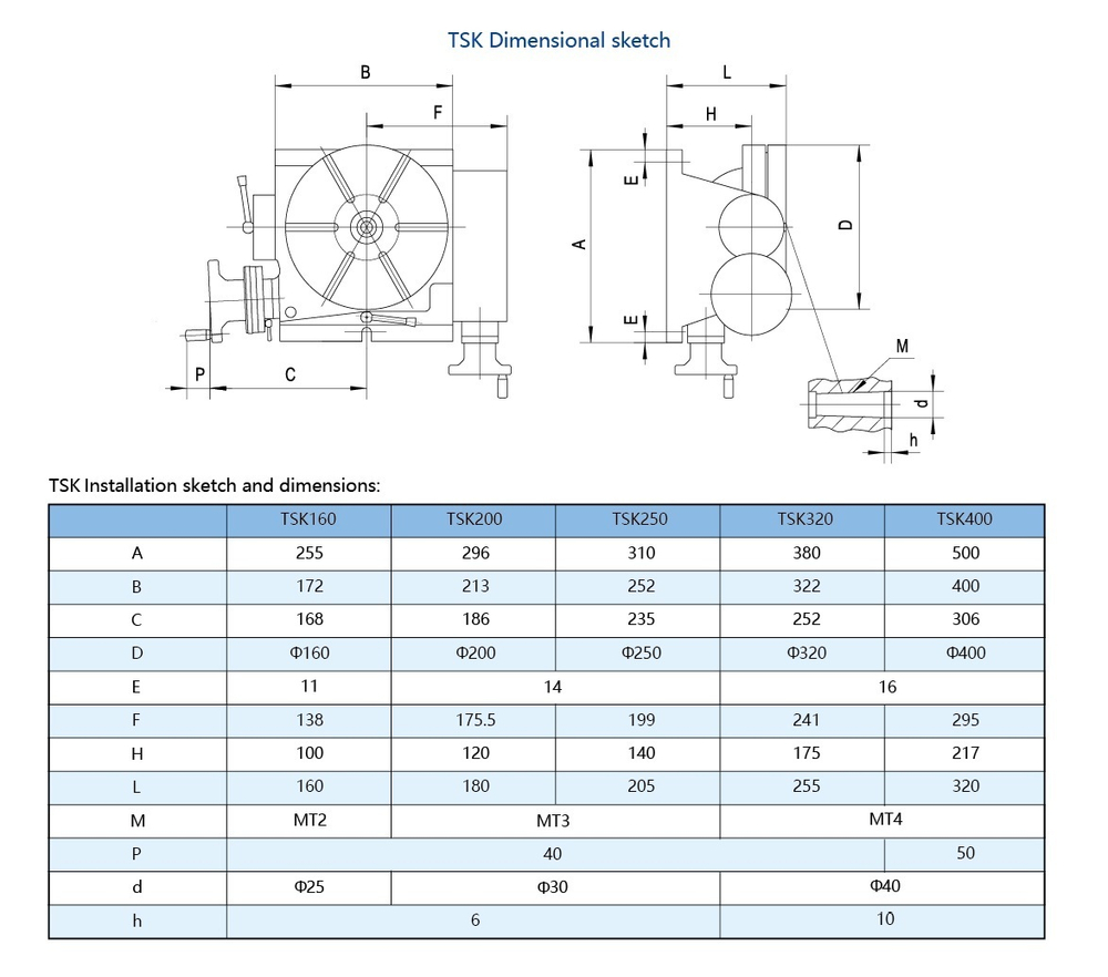 Поворотный стол наклоняемый D200 ТИП 5050 TSK200