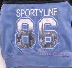 костюм  велюр "86 город " 3796