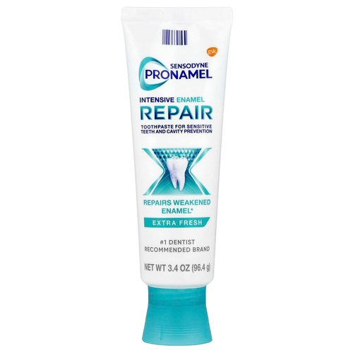 Sensodyne, ProNamel, зубная паста для интенсивного восстановления эмали, экстрасвежесть, 96,4 г (3,4 унции)