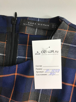 Топ Zara в клетку, маркировка S, на 44 размер