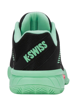 Женские теннисные кроссовки K-Swiss Express Light 3 Clay - black/neon mint/neon pastel pink
