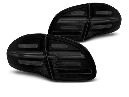 Задние фонари LED BAR SMOKE SEQ для Porsche Cayenne 958