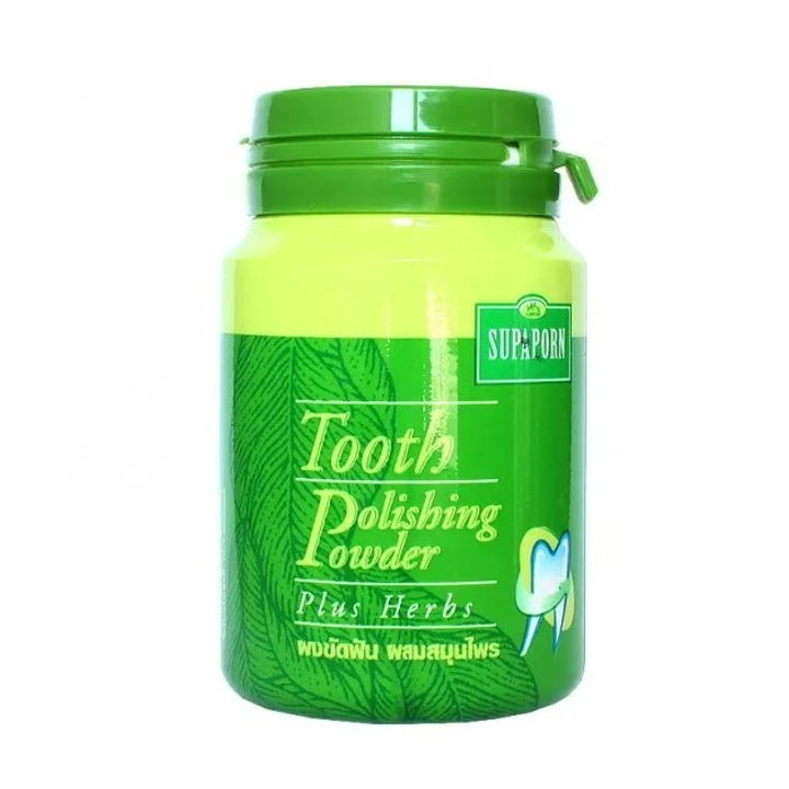 Зубной порошок Supaporn Tooth Polishing Powder Plus Herb Травяной 90 г