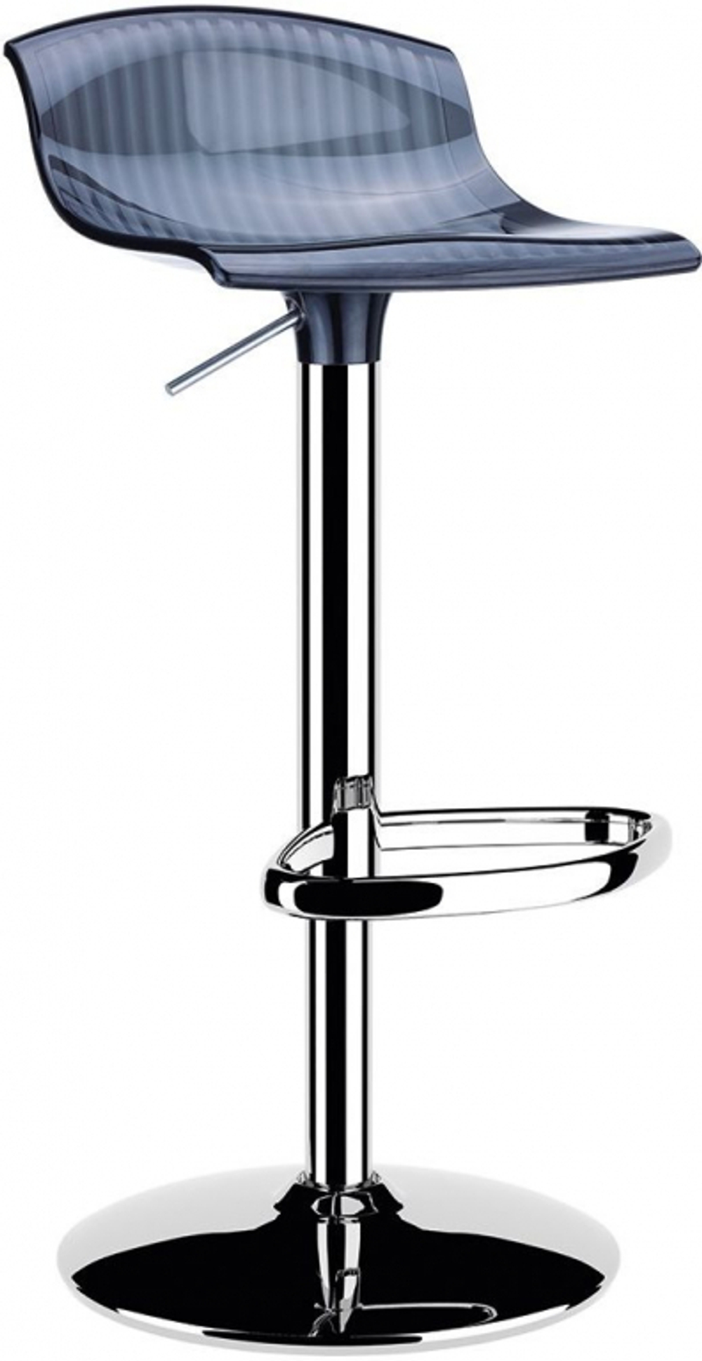 Стул прозрачный барный Siesta Contract Aria, черный