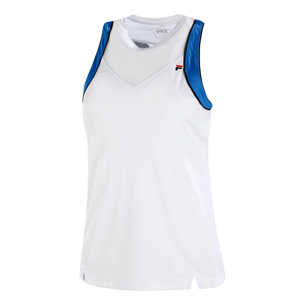 Женская теннисная майка Fila Julienne Tank Top Women - White, Blue