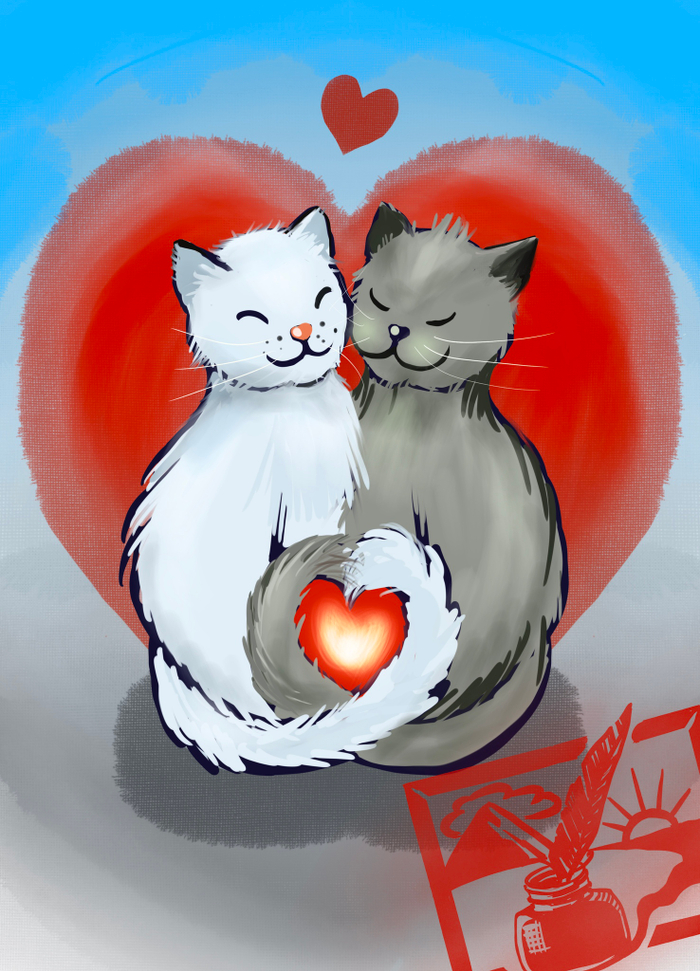 Изображение "Кошачья любовь"