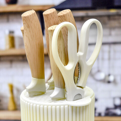 Набор ножей 6 предметов на подставке, ZEIDAN Z-3138