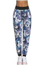 Легинсы для фитнеса Chalice с цветочным рисунком (Размер: S) (Цвет: разноцветный)