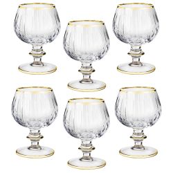 НАБОР БОКАЛОВ ДЛЯ КОНЬЯКА ИЗ 6 ШТ. 350 МЛ