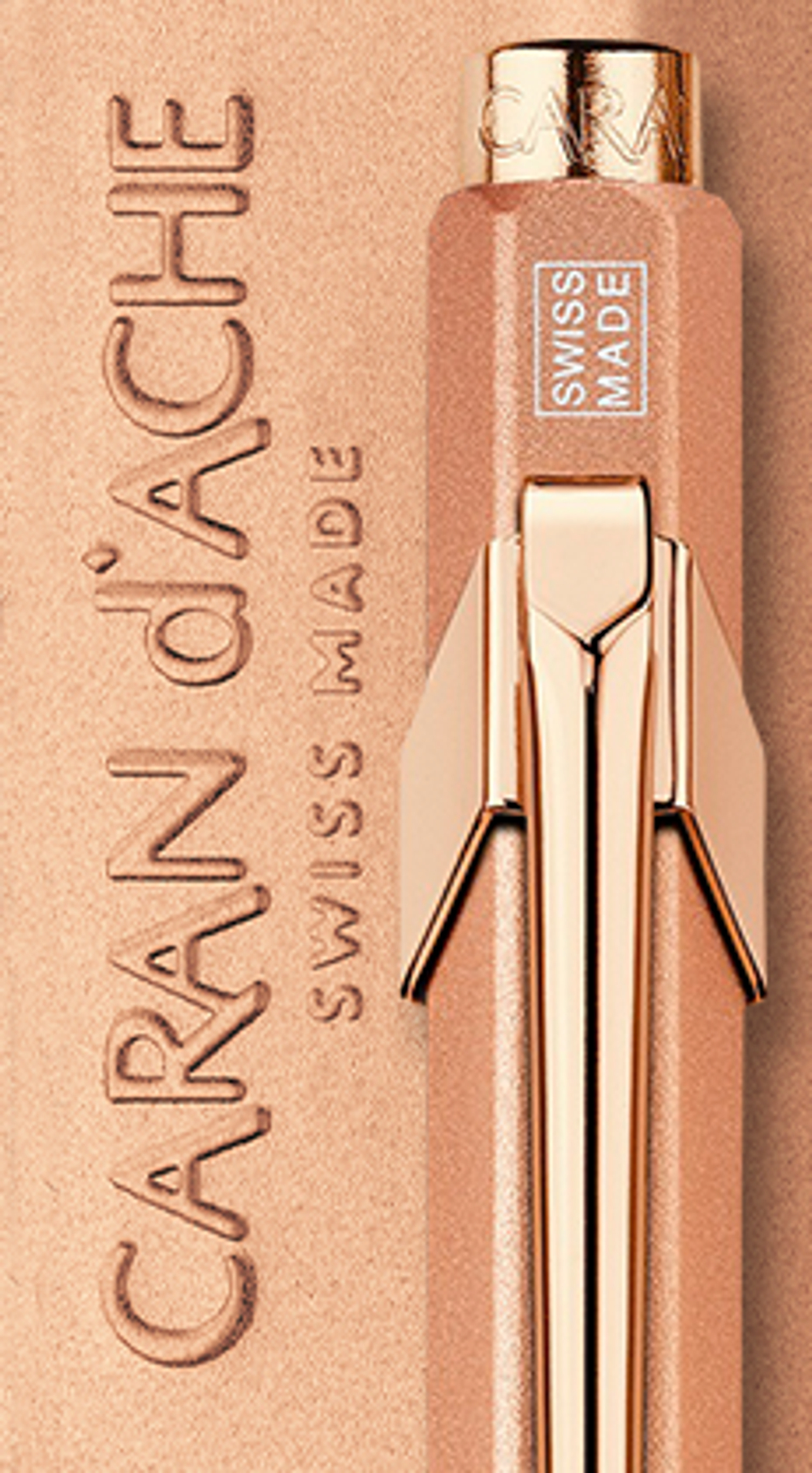 Caran d’Ache Office 849 Brut Rose - шариковая ручка, M