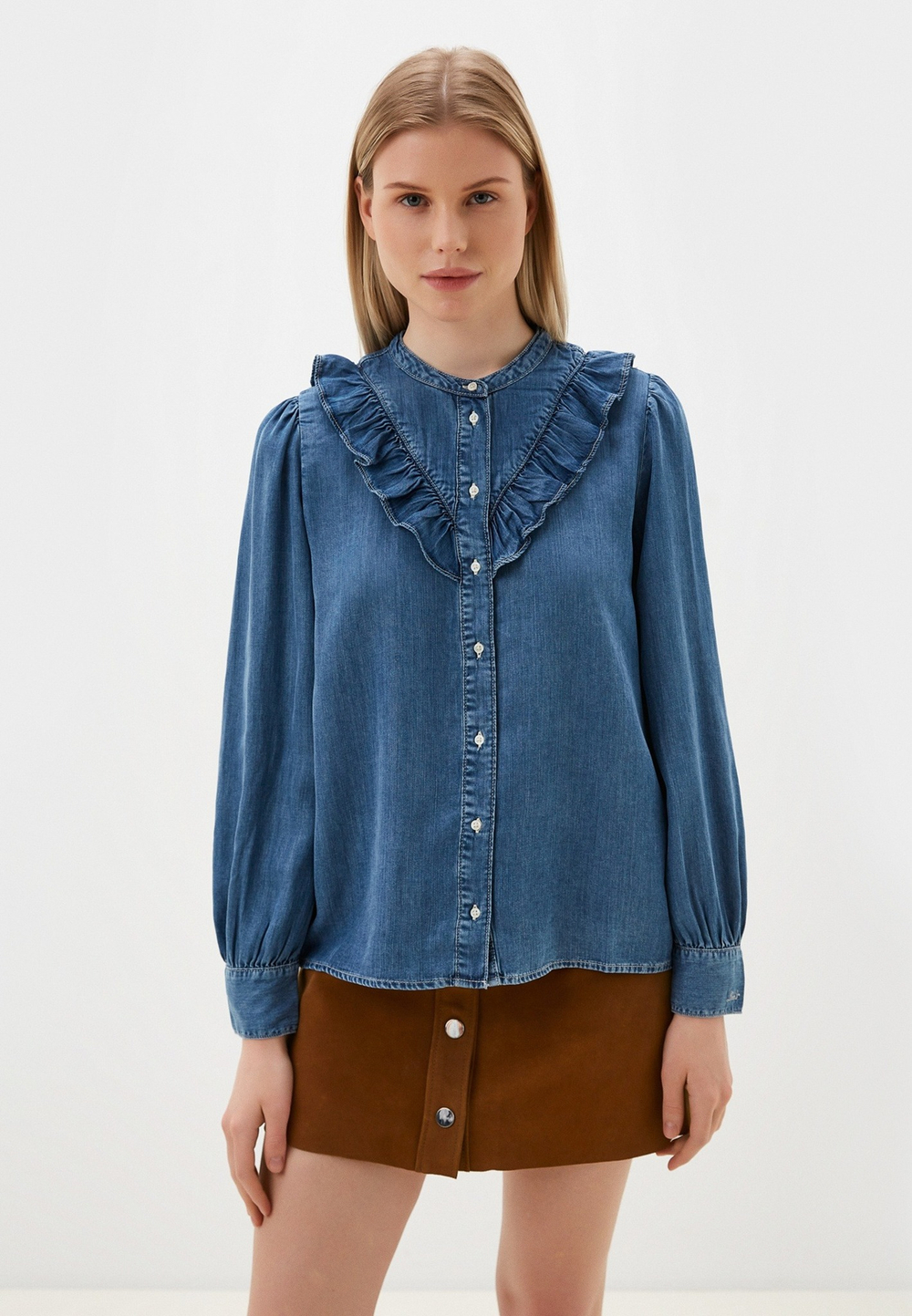 Рубашка женская LEVI'S CARINNA BLOUSE DENIM DARK INDIGO - WORN IN