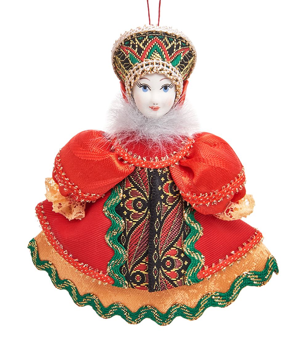 RK-840 Кукла подвесная «Василиса в кокошнике»