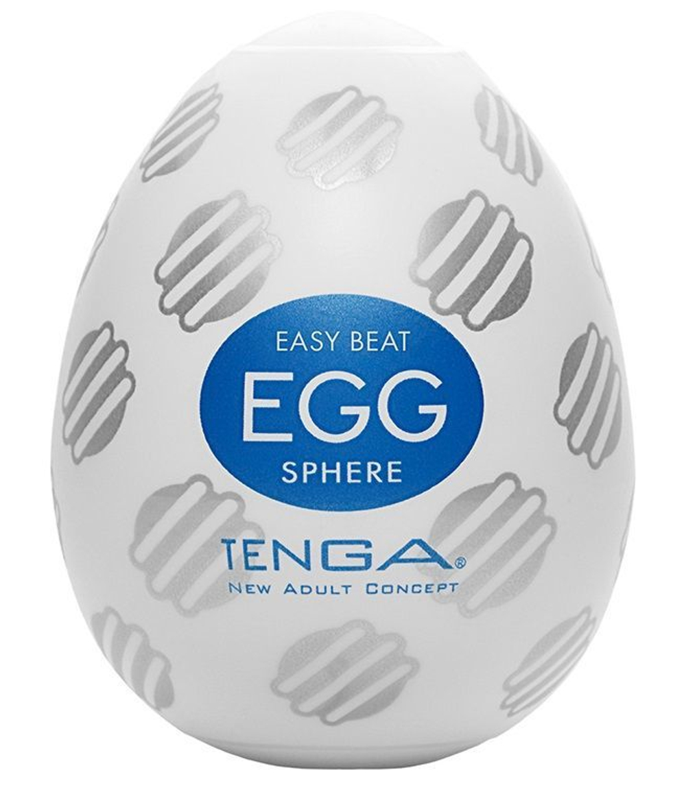 Мастурбатор-яйцо Tenga EGG Sphere с рельефом из бугорков