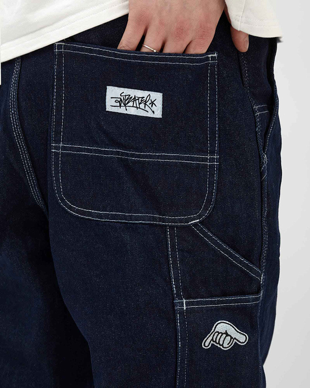 Брюки ANTEATER Workpants-Jeans-Navy