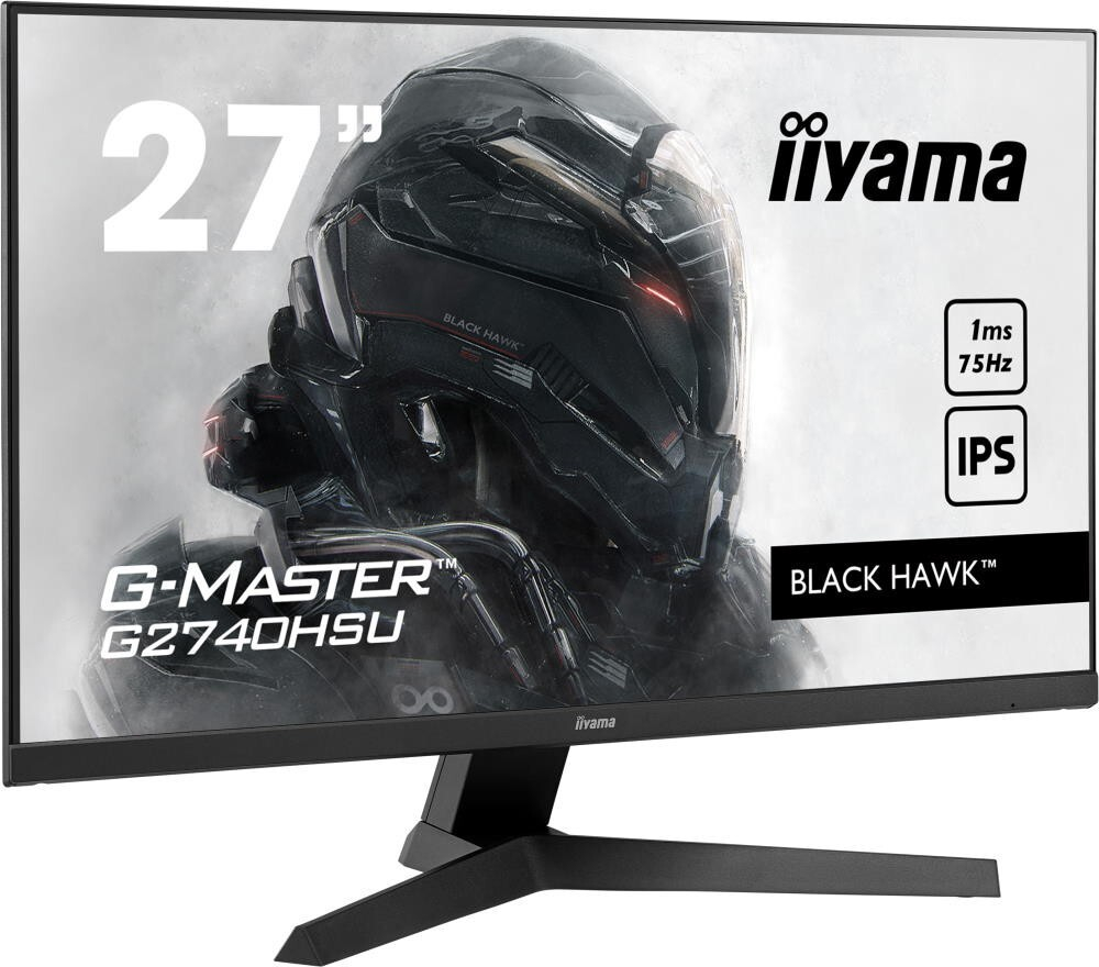 Монитор Iiyama 27;; G-Master G2740HSU-B1 1920x1080 IPS LED 75Гц 1ms HDMI DisplayPort
