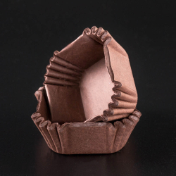 Тарталетка КВАДРАТ КОРИЧН 43*43/h-24/1000шт