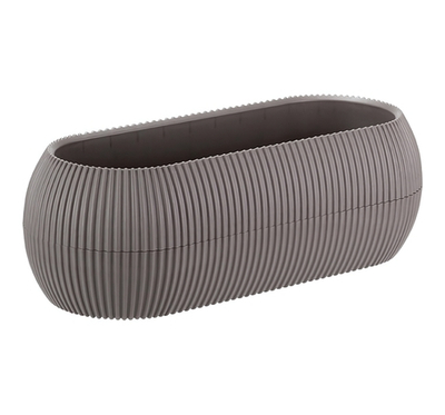 Кашпо ПИКАНТО овальное 280*115*90мм 1,3 л с пристегнутым поддоном