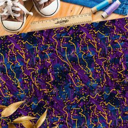 Ткань атлас ядовитая река