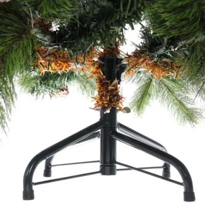 Елка «Венская» 120 см, ПВХ+Леска, ягоды и шишки (271 ветка)