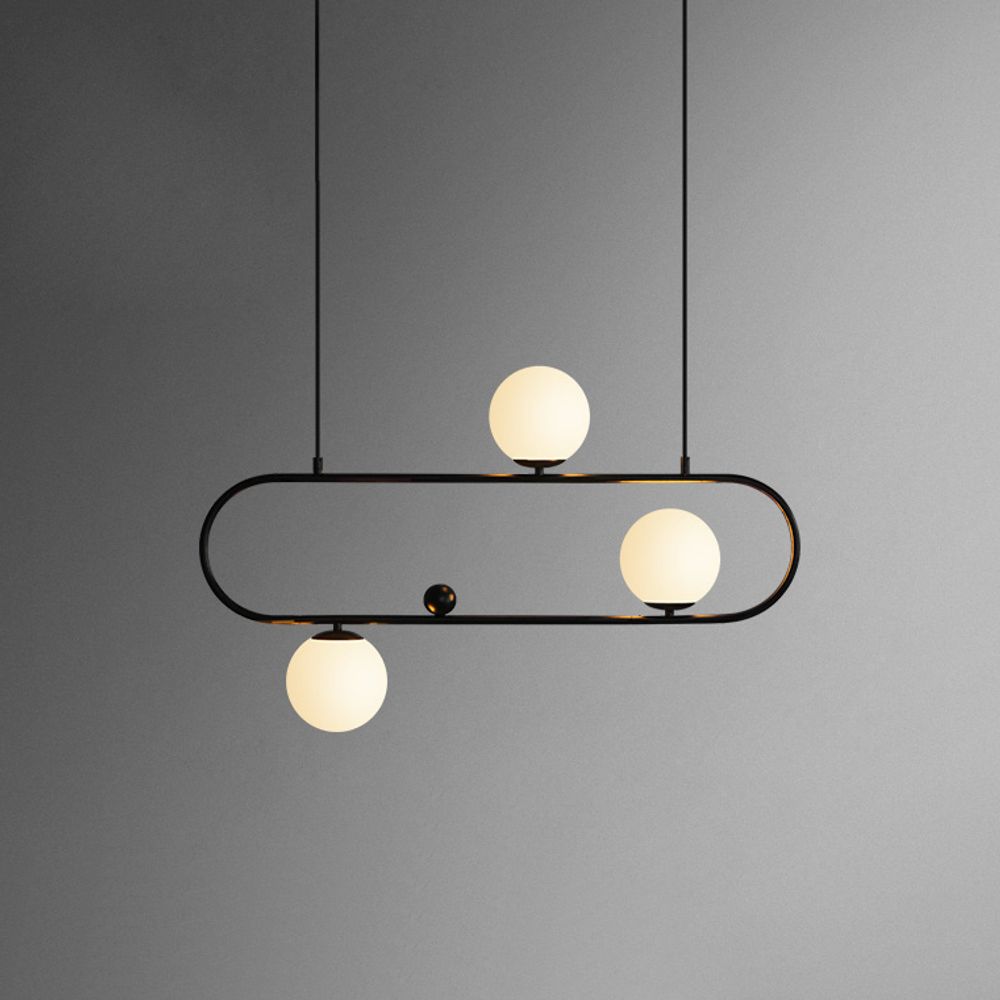 Подвесной реечный светильник HOOP L90 Bronze