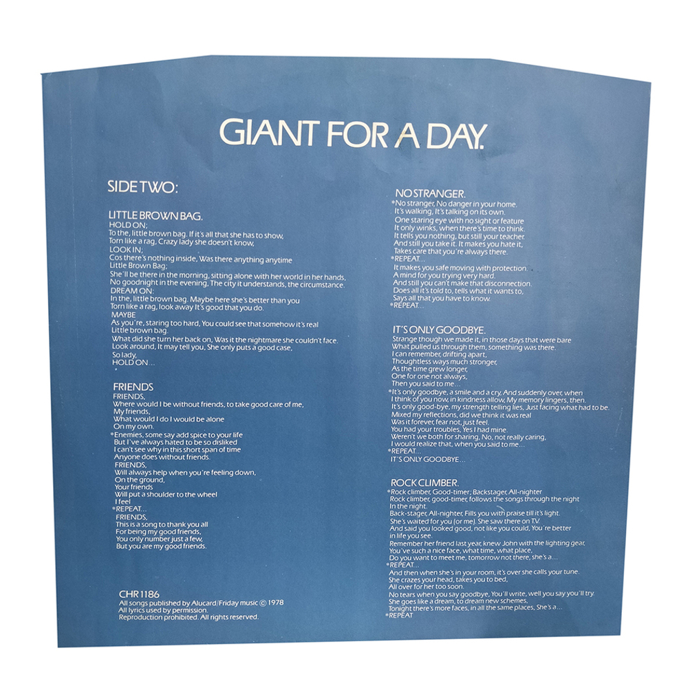 Gentle Giant / Giant For A Day (LP)