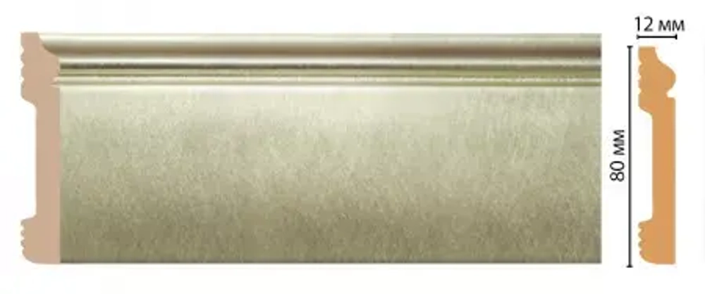 Плинтус напольный DECOMASTER D005-373ДМ (79*13*2400мм)