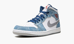 Air Jordan 1 Mid "French Blue Fire Red"