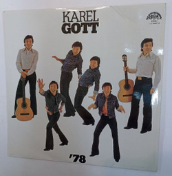 Винтажная виниловая пластинка Karel Gott Karel Gott '78 (Czechoslovakia 1978)