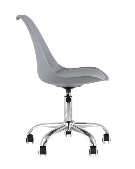 Стул офисный BLOK NEW пластиковый серый