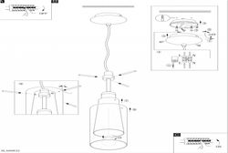 Подвесной светильник Eglo Pinto Nero 90304