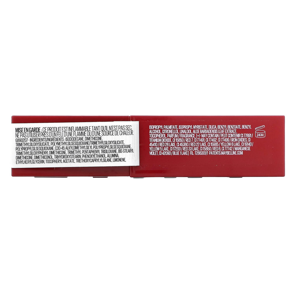 Maybelline, Super Stay, виниловые чернила, 50 Wicked, 4,2 мл (0,14 жидк. унц.)