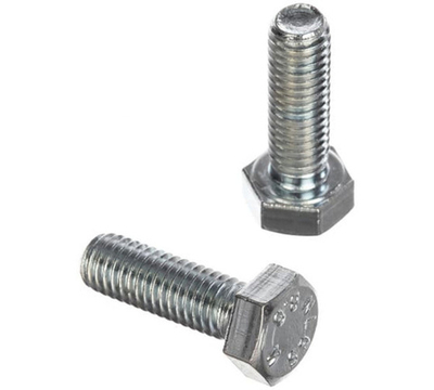 Болт М8х25 DIN 933 с шестигранной головкой, оцинкованный