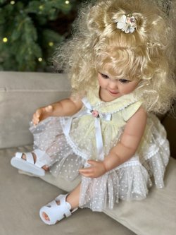 Кукла Реборн виниловая 55см в пакете (FA-142)