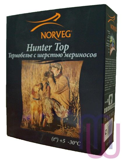 Термобелье  Unisex Norveg Hunter Футболка с длинным рукавом и высоким воротом на молнии  (3U1ZL)
