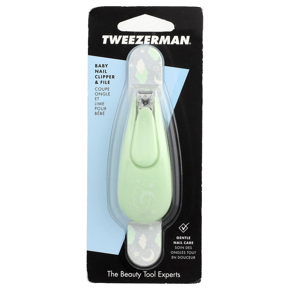 Tweezerman, детская пилочка и машинка для ногтей, набор из 2 предметов
