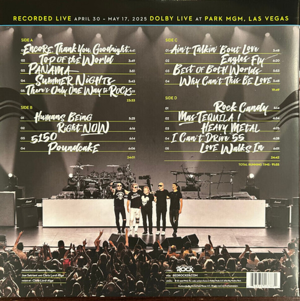 Sammy Hagar, The Best Of All Worlds Band / The Residency (Coloured Vinyl)(2LP)