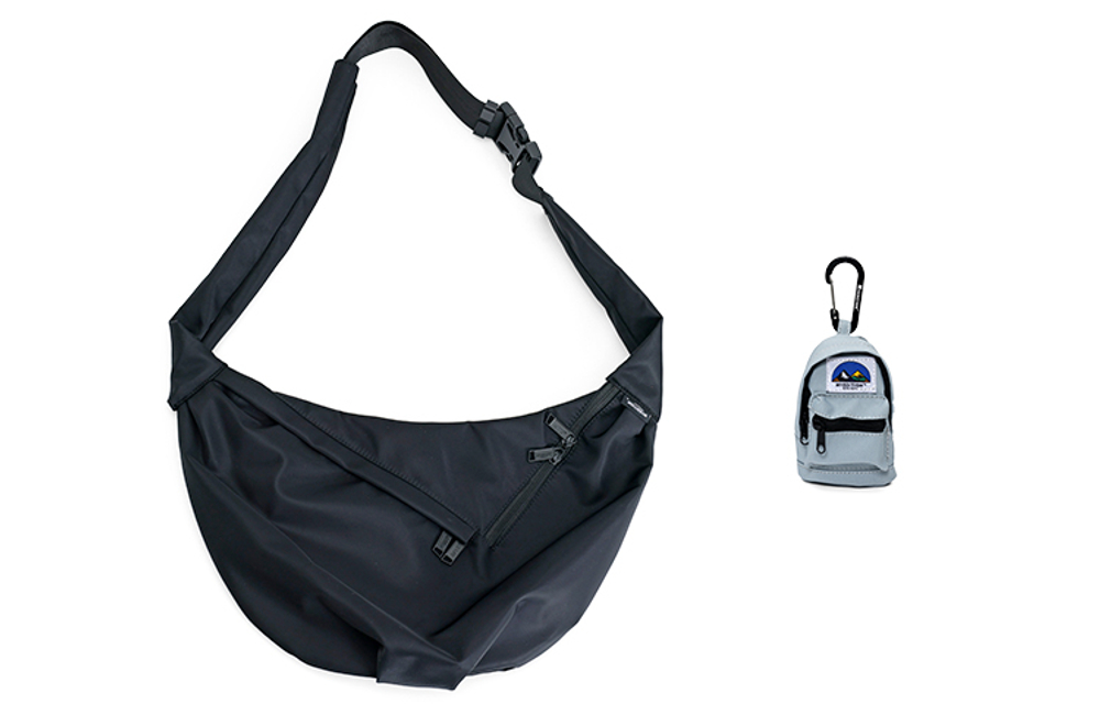 MYEDITION 5L Dumpling Bag, Crossbody Bag, Outdoor Bag Nylon Multicolor Unisex